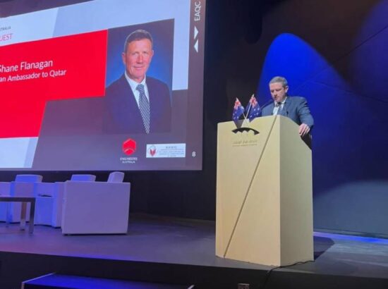 Australian ambassador hails Qatar for mediation efforts